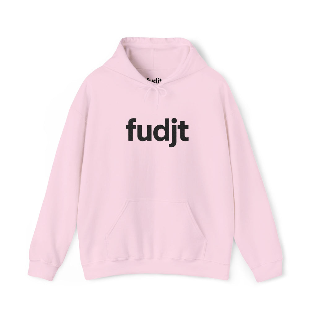 Black fudjt Embroidered Heavy Blend Hooded Sweatshirt | 15 Colors | Stand For Something.