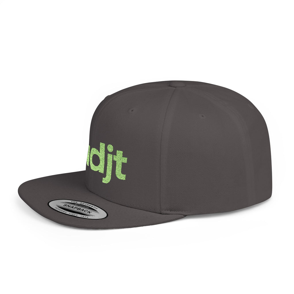 Stylish Flat Bill Snapback Green fudjt Streetwear Logo Cap | 11 Colors