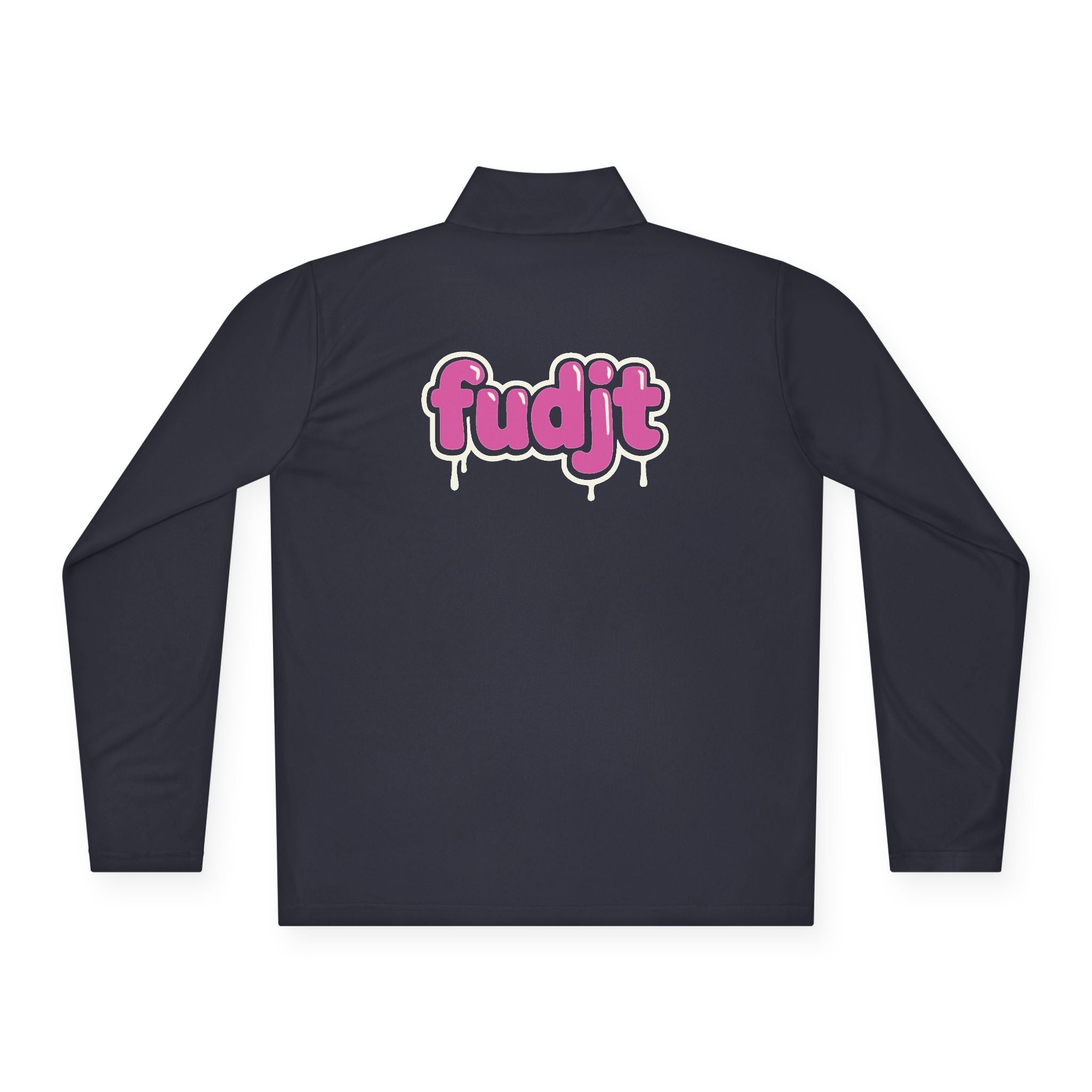 Quarter-Zip Performance Pullover | Pink Drip fudjt | Bold Backside | 7 Colors