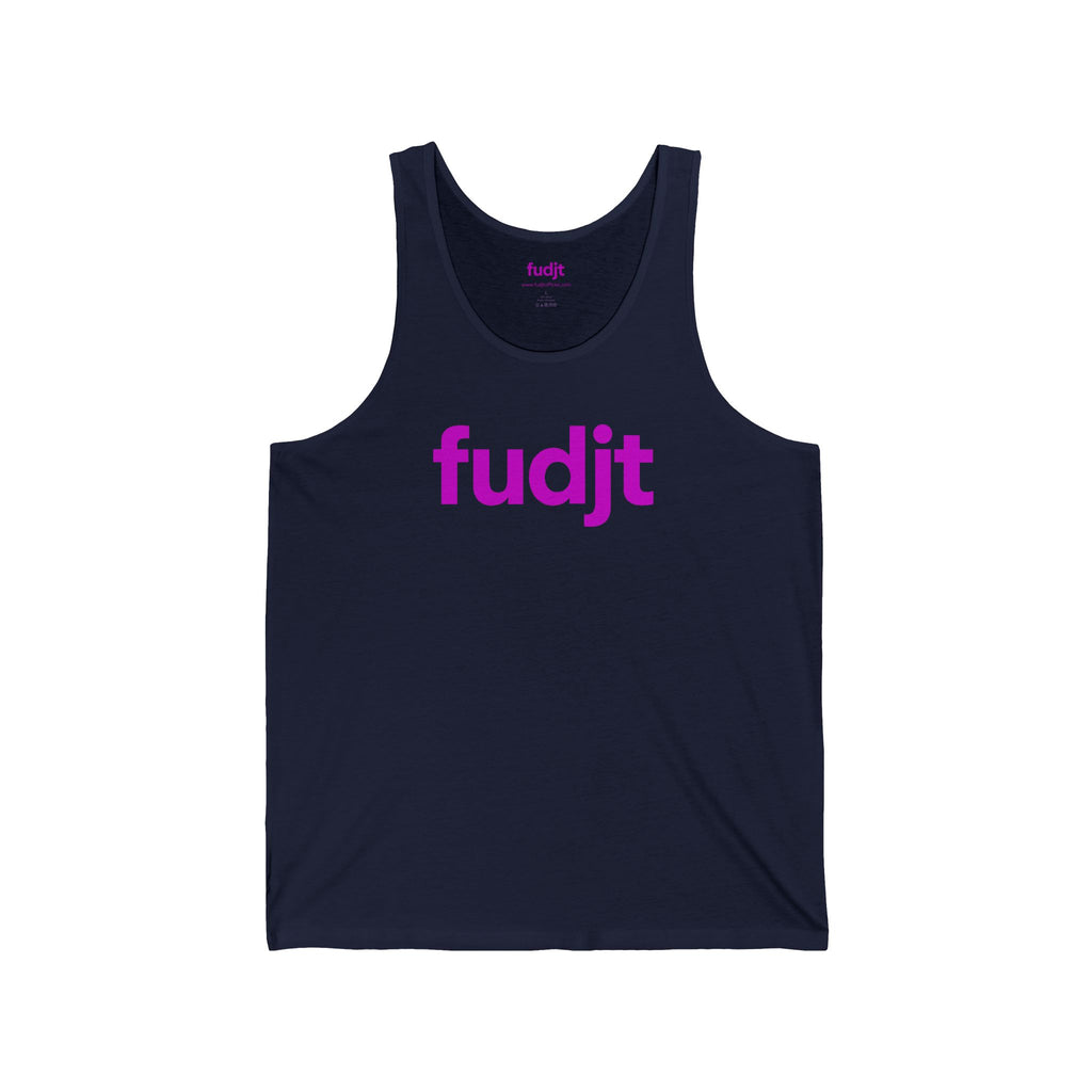 Plum fudjt logo - Unisex Jersey Tank | 6 Colors