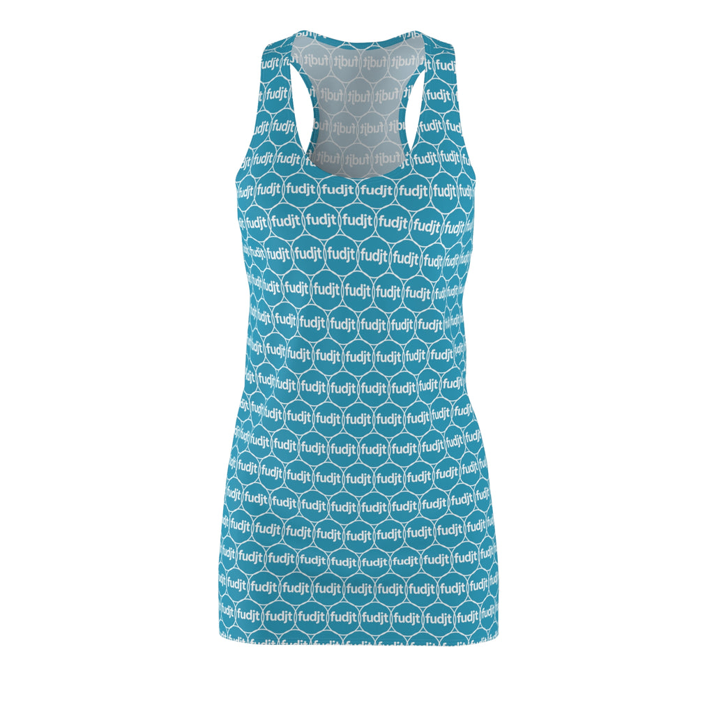 Turquoise fudjt Unbroken Chain 2.5 Chic Racerback Dress