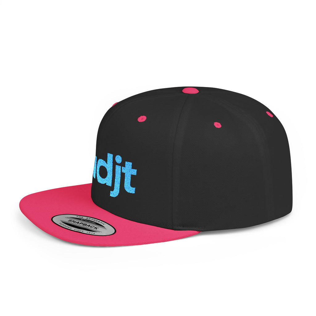 Stylish Flat Bill Snapback Turquoise fudjt Streetwear Logo Cap | 12 Colors