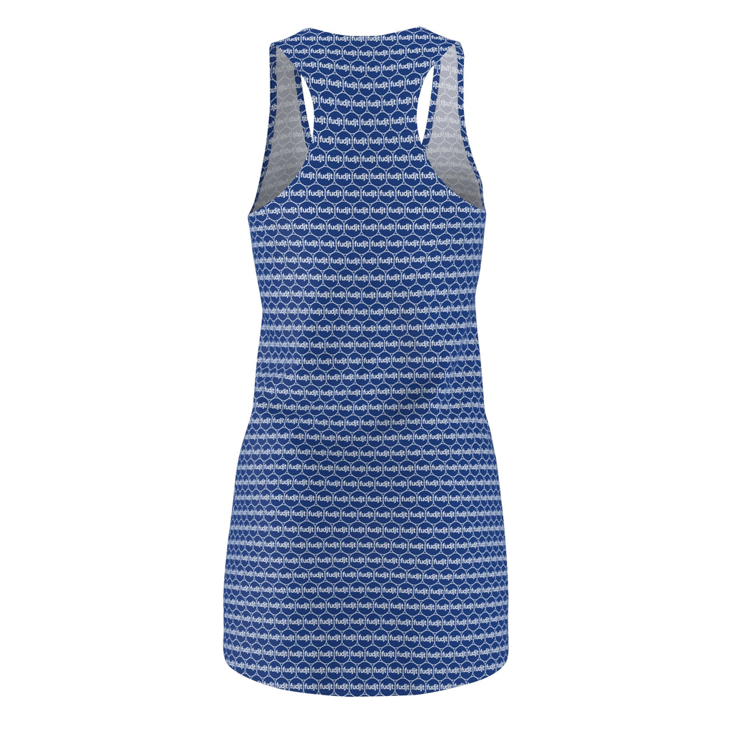 Dark Blue fudjt Unbroken Chain 1.25 Chic Racerback Dress