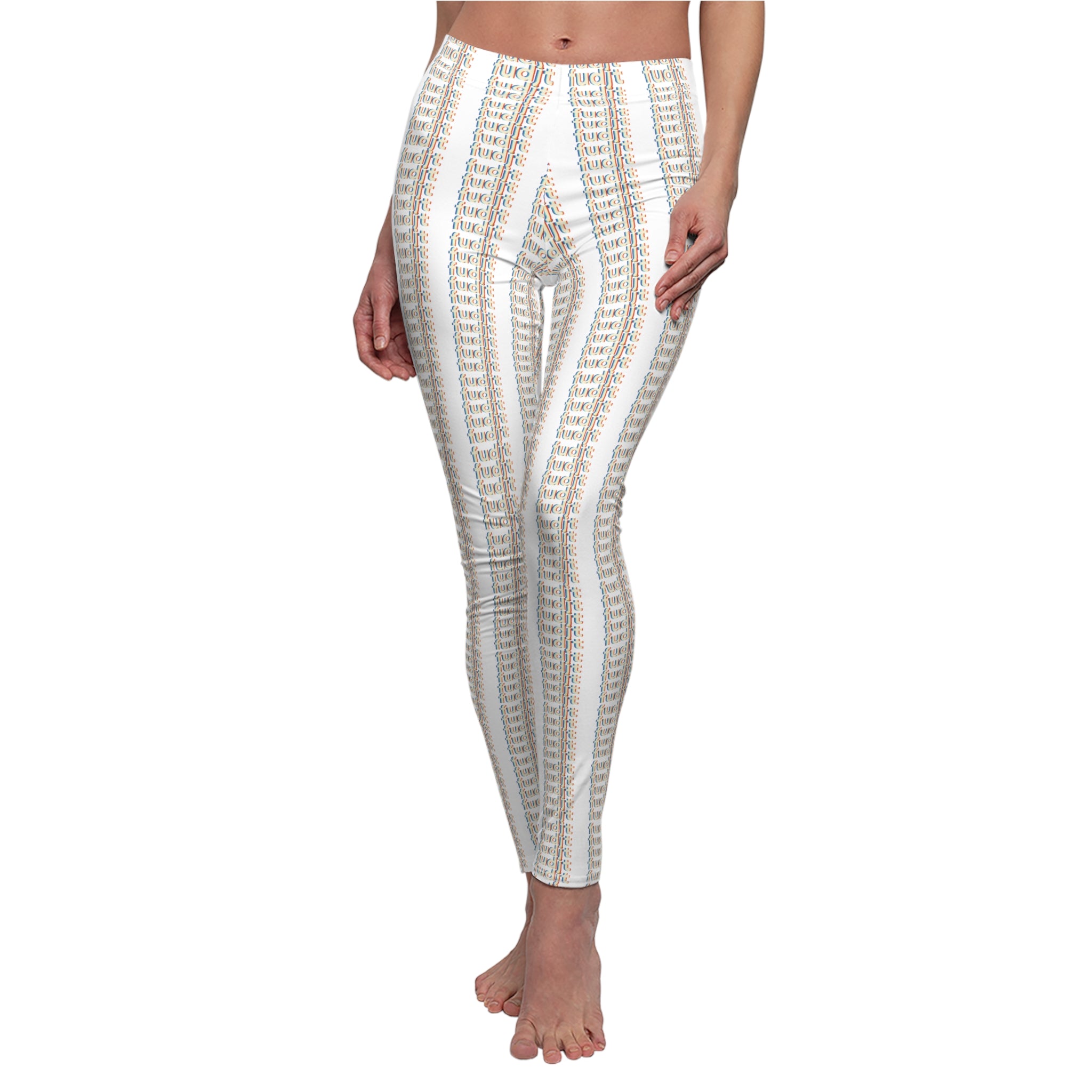 White fudjt Blindside 2.5 Leggings