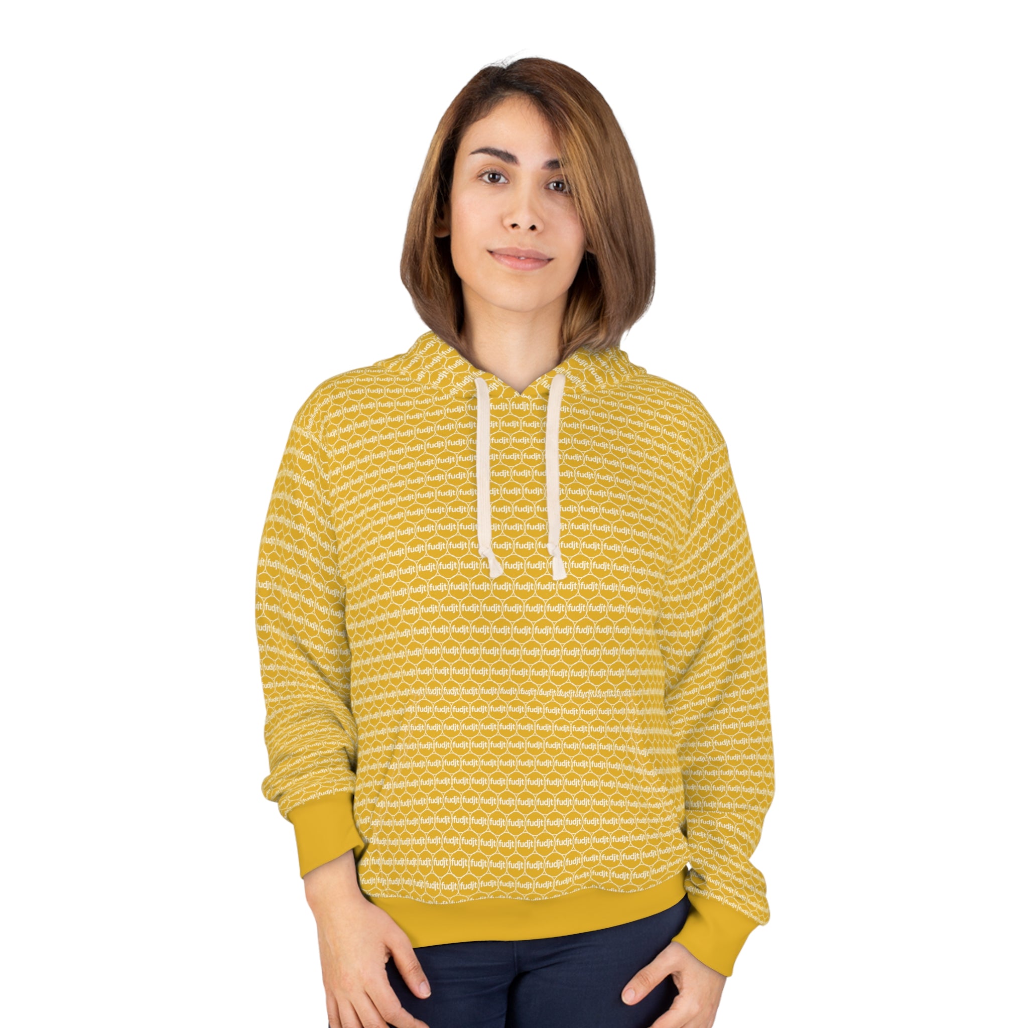 Yellow fudjt Unbroken Chain Hoodie | All Over 1.25