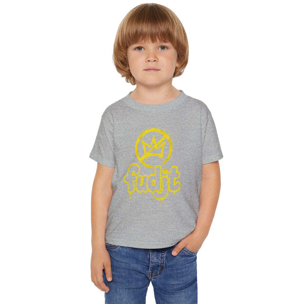 fudjt Toddler Tee with Golden fudjt No Kings Design | 6 Colors