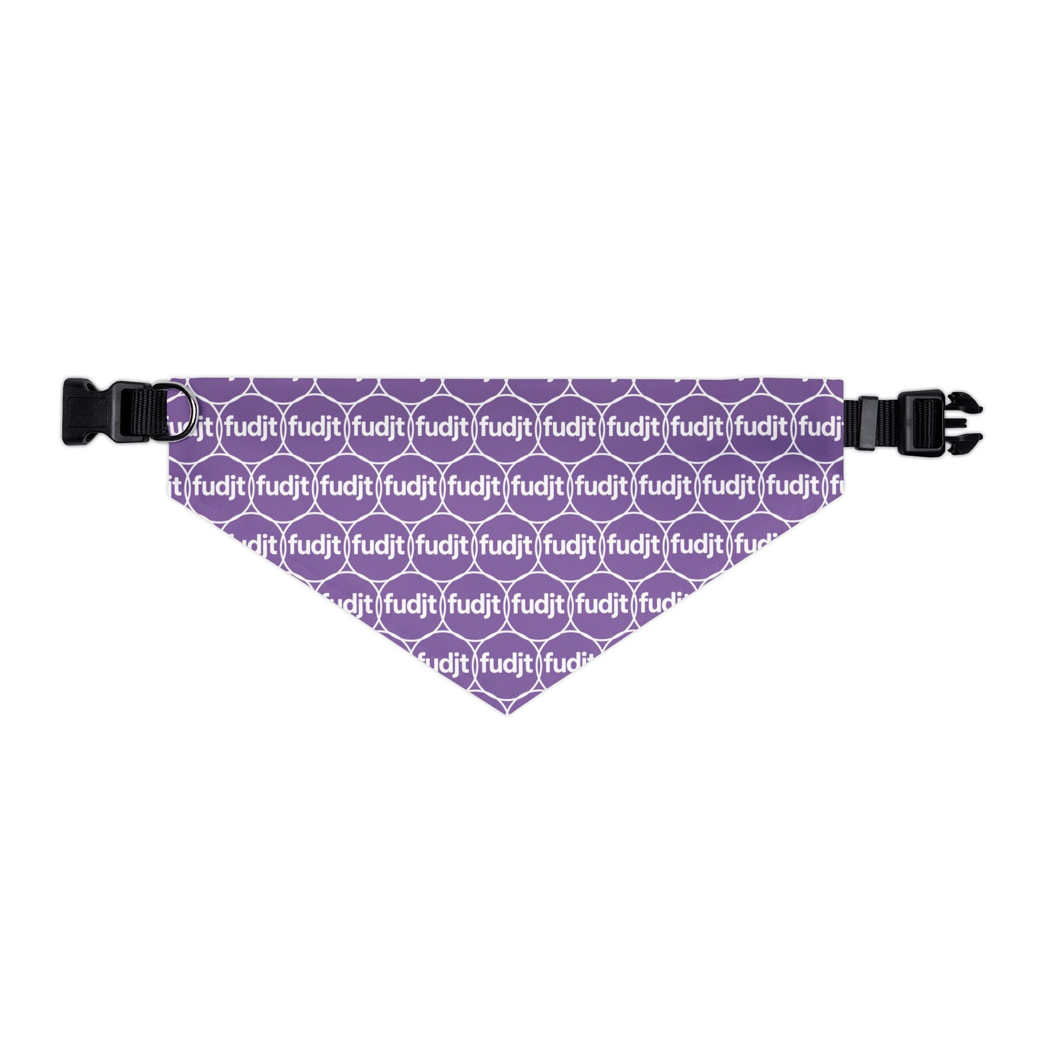 Light Purple fudjt Unbroken Chain 1.25  Bandana Collar for Dogs, Cats & More | 4 Sizes