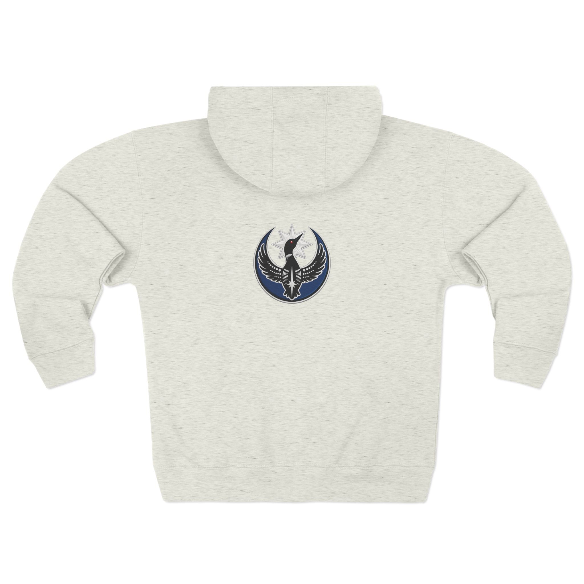 MN Rebel Loon Especial fudjt Zip Hoodie | Front & Back Graphic | 7 Colors