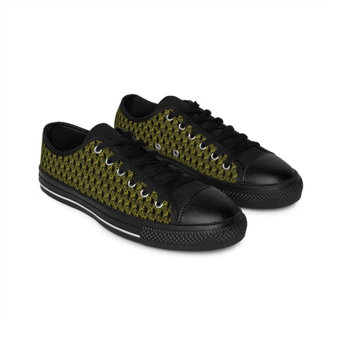Black Golden fudjt No Kings Street Style Sneakers | Men & Boys All Over .5 Low Top
