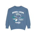 Rebel Loon fudjt Retro Wildlife Crewneck, Bold Pink Drip Backside | 14 Colors
