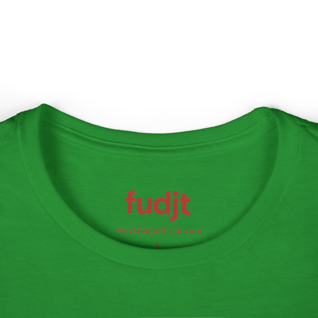 Women's Red fudjt logo Comfy Stylie Tee | 11 Colors
