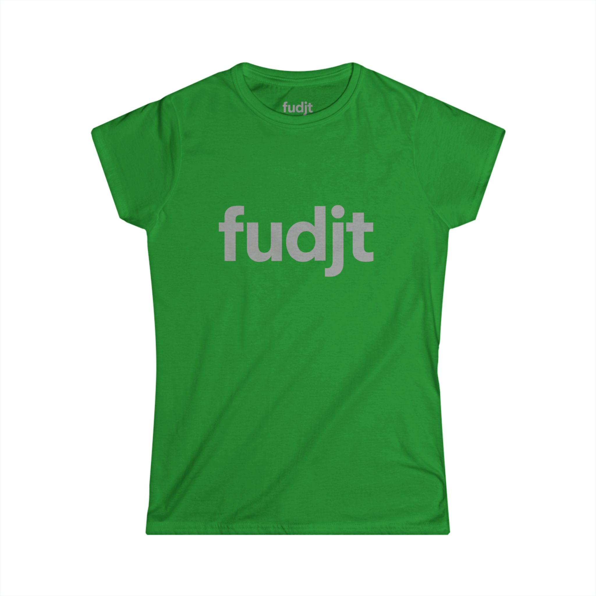 Women's Gray fudjt logo Comfy Stylie Tee | 12 Colors