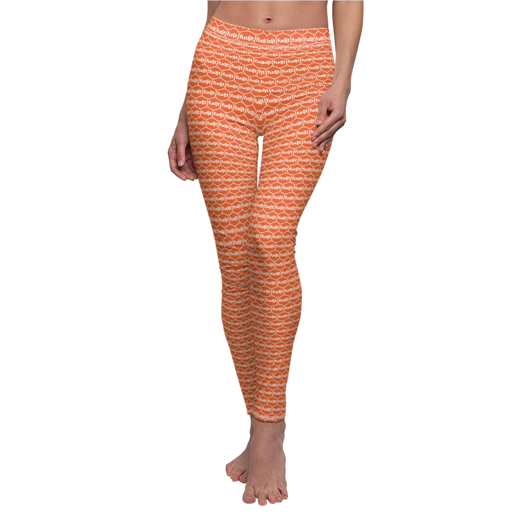 Orange fudjt Unbroken Chain 1.25 Casual Leggings