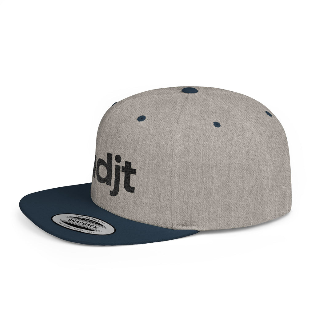 Stylish Flat Bill Snapback Black fudjt Streetwear Logo Cap | 5 Colors