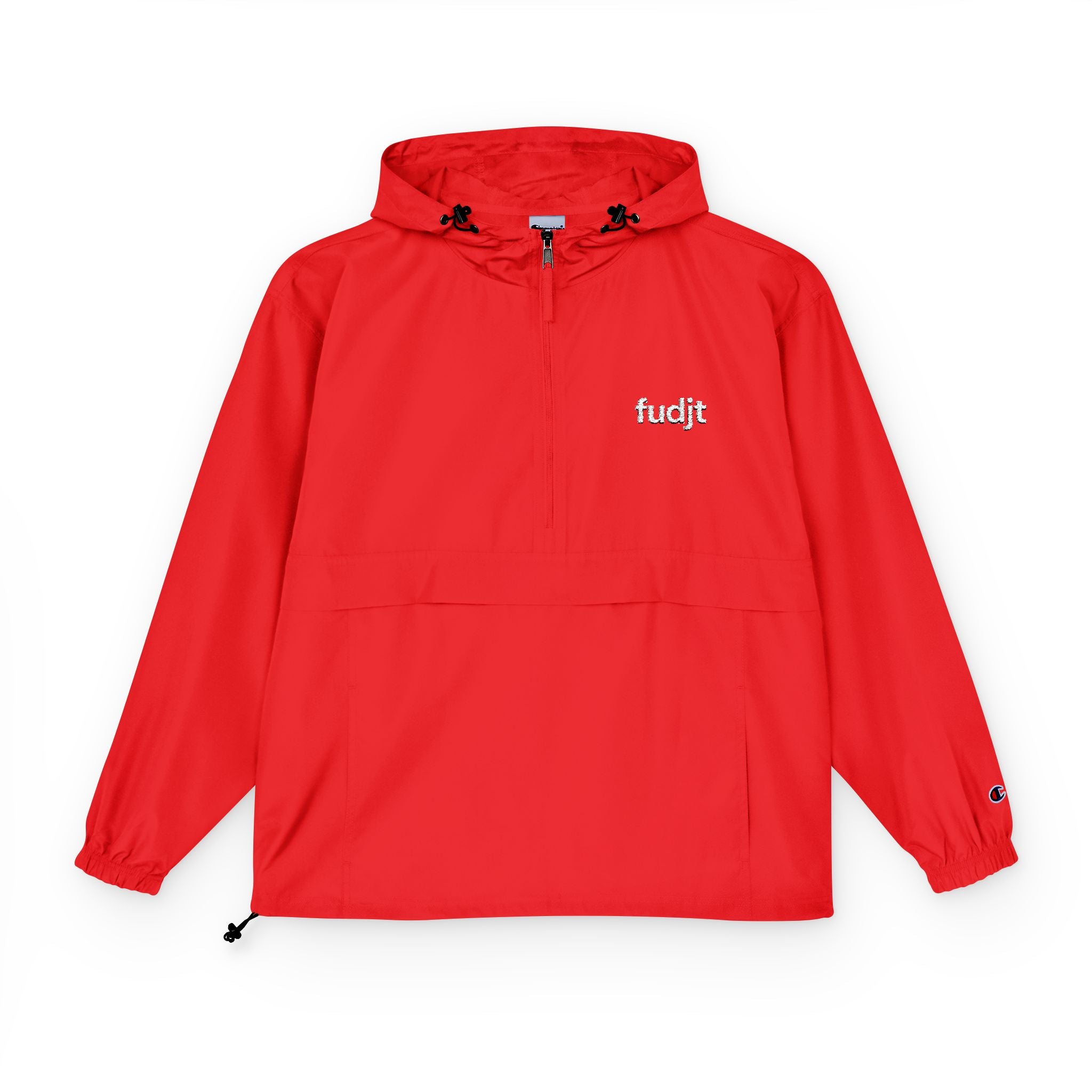 Packable White fudjt logo Anorak Jacket - Champion Unisex Adventure Wear | 6 Colors