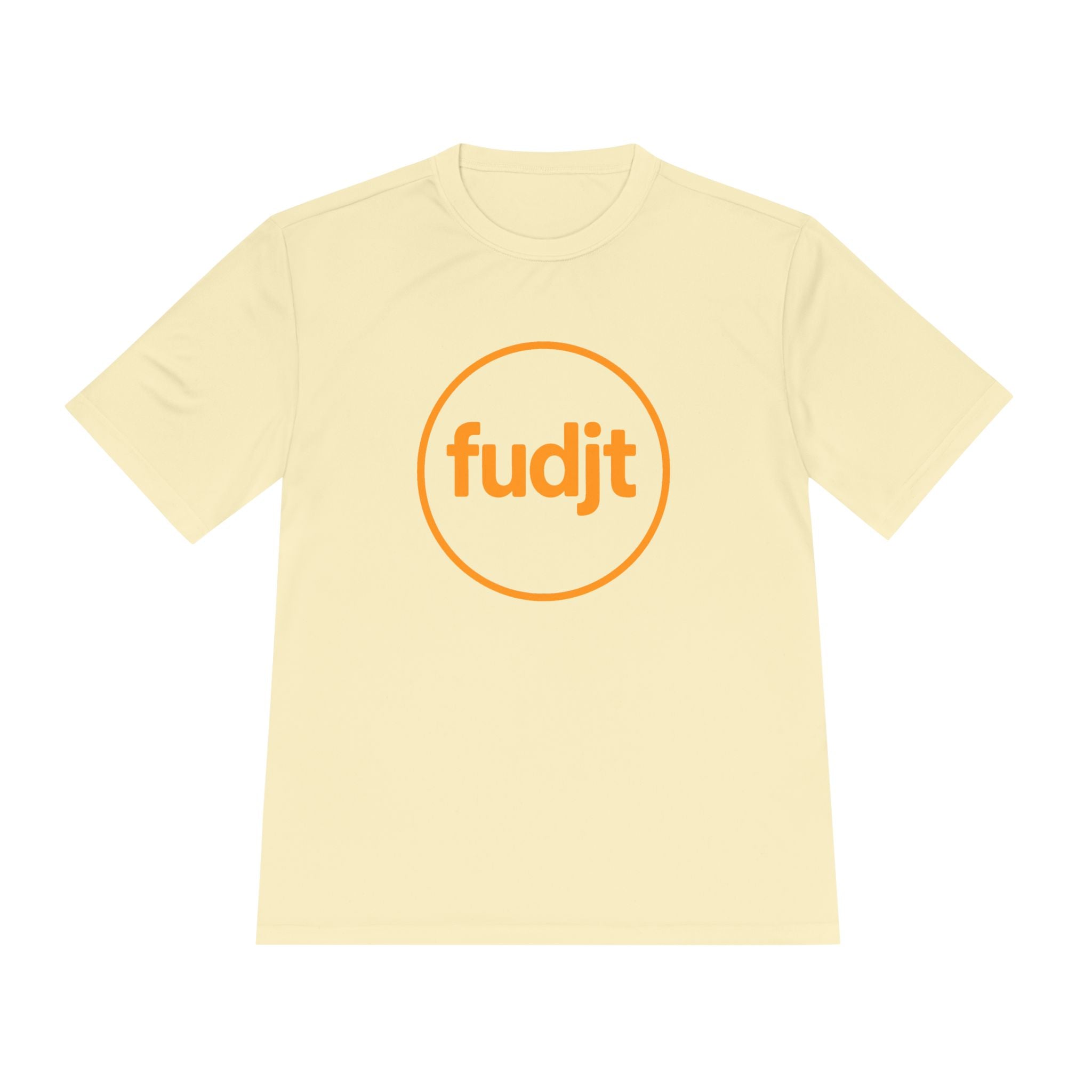 Orange fudjt Circle Moisture Wicking Performance Tee | 12 Colors