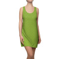 Green Golden fudjt No Kings 1.25 Chic Racerback Dress