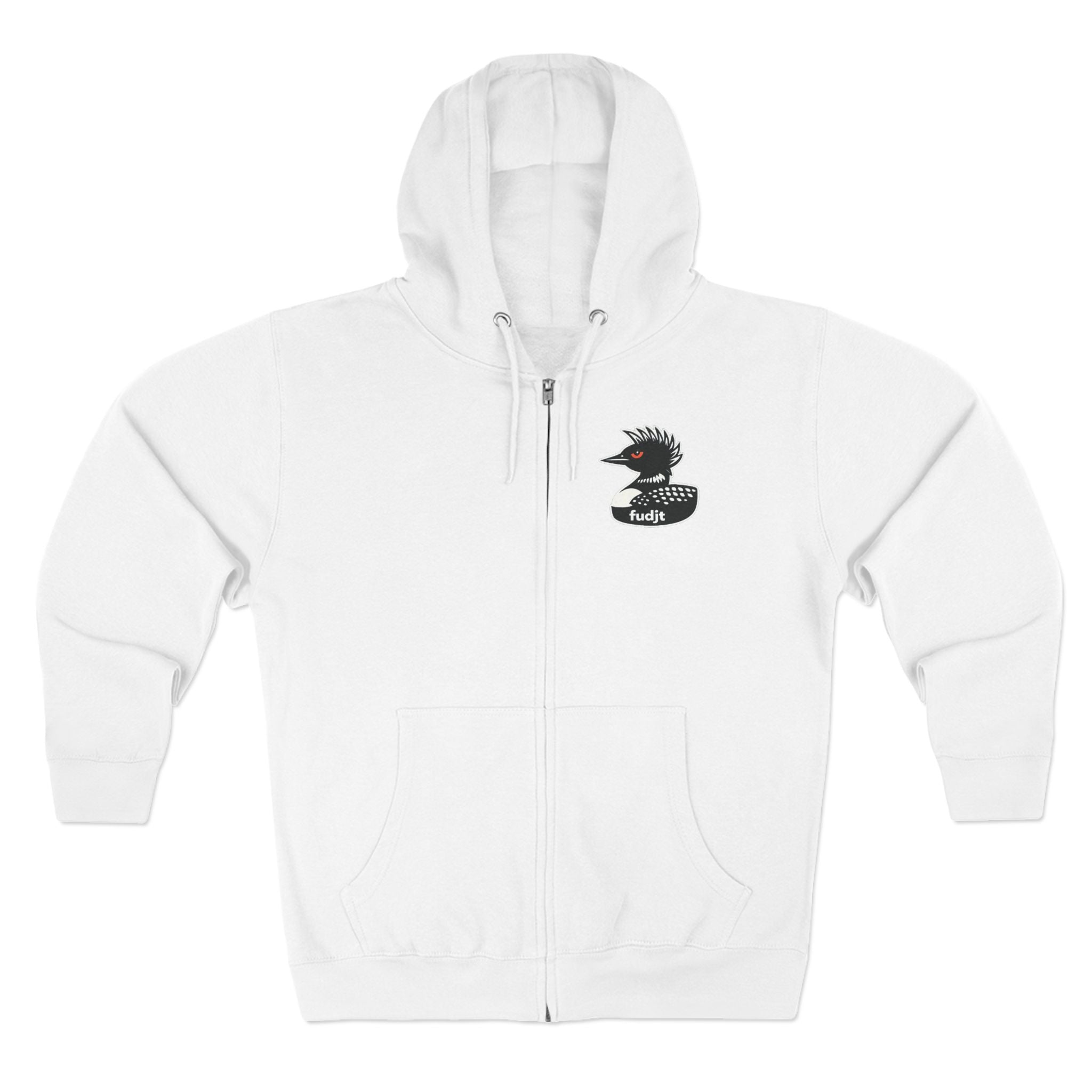fudjt Rebel Loon Decoy Zip Hoodie | Front & Back Graphic | 9 Colors