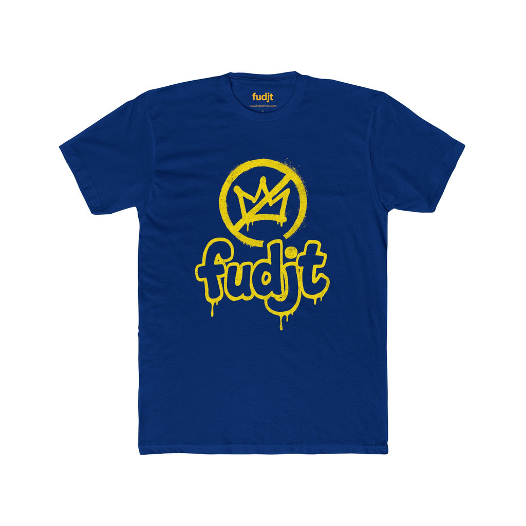 Golden fudjt No Kings Cotton Crew Tee | 12 Colors