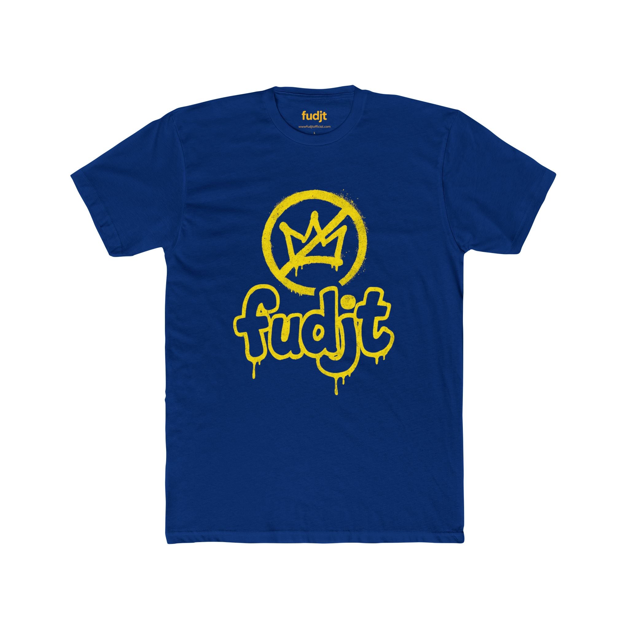 Golden fudjt No Kings Cotton Crew Tee | 12 Colors