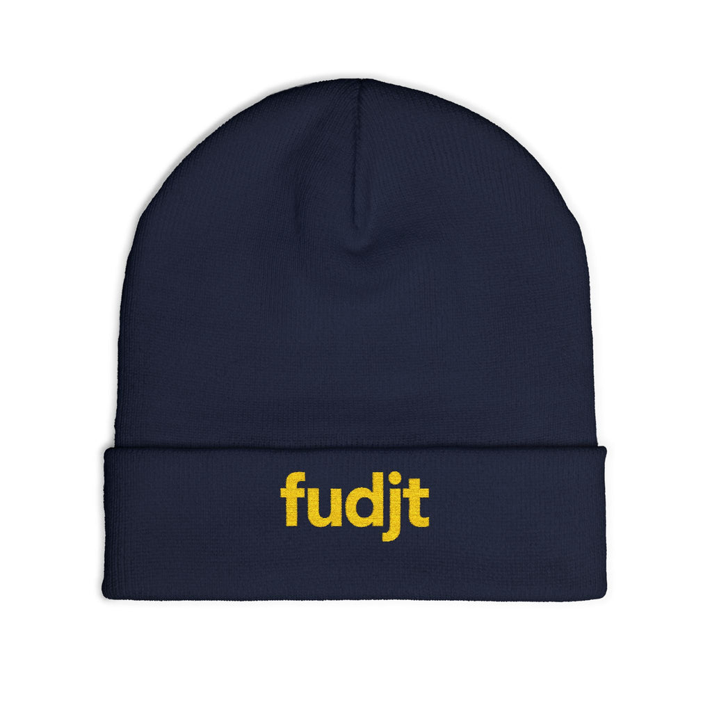 Stylish & Cozy fudjt Knit Beanie | Gold Embroidery | 6 Colors
