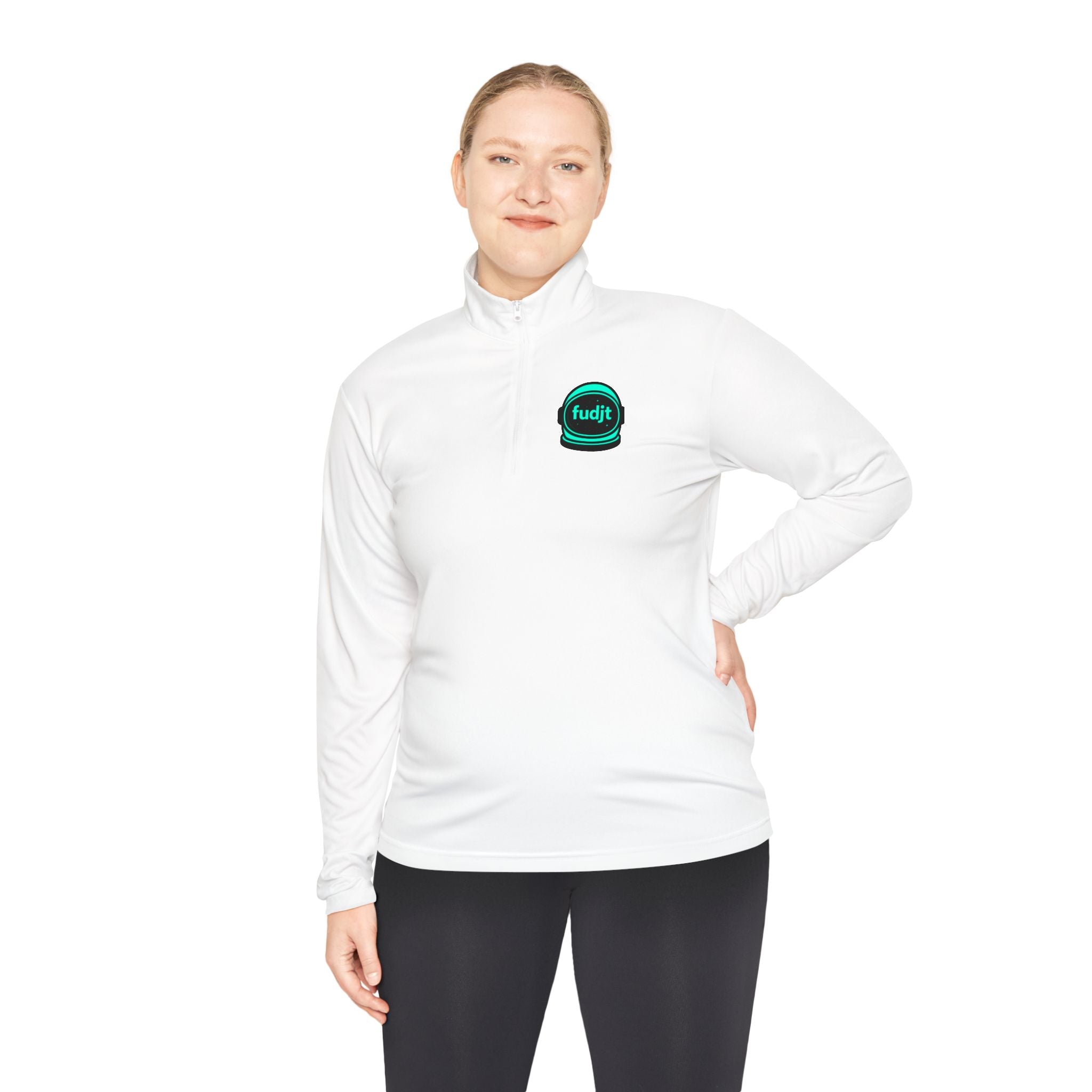 Quarter-Zip Performance Pullover | Green Space fudjt | Bold Backside | 6 Colors
