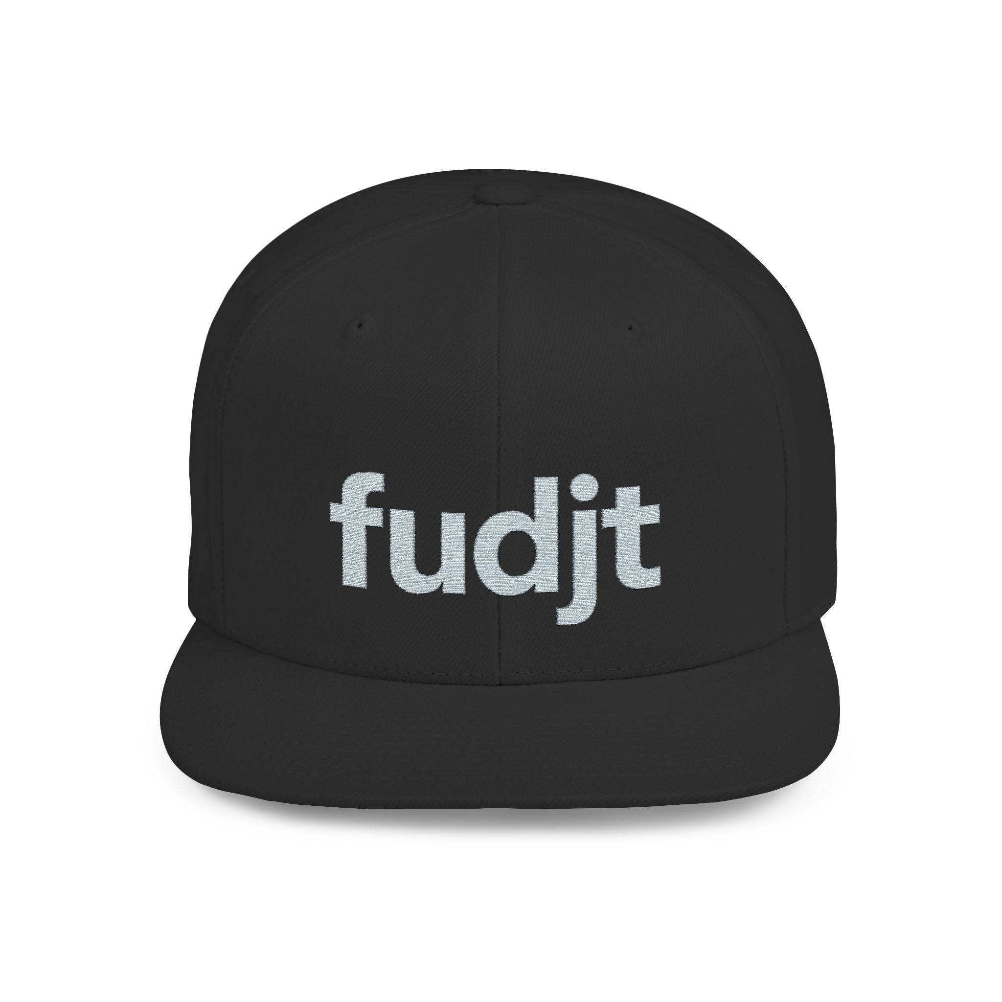 Stylish Flat Bill Snapback Gray fudjt Streetwear Logo Cap | 7 Colors
