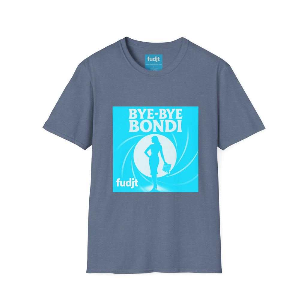 Bye-Bye Bondi | Blue Smoke Screen Retro fudjt Tee | 15 Colors
