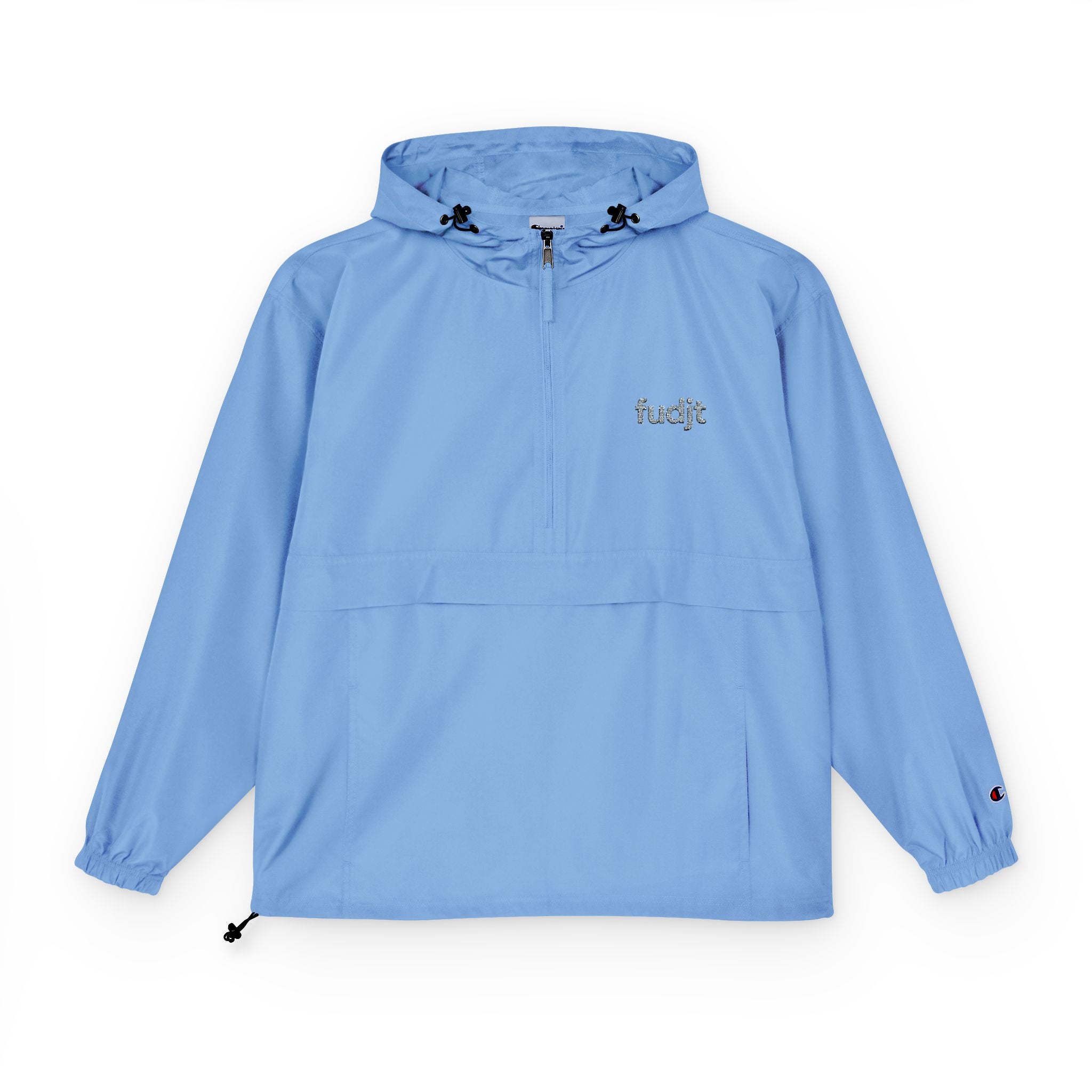 Packable Gray fudjt logo Anorak Jacket - Champion Unisex Adventure Wear | 9 Colors
