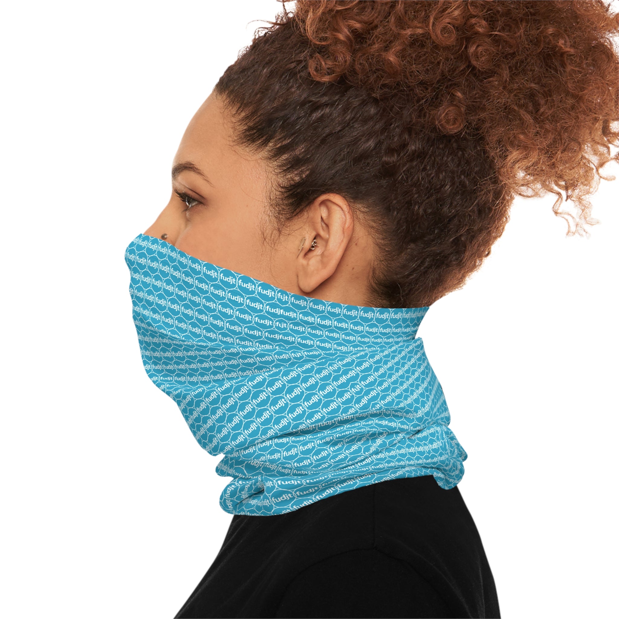 Turquoise fudjt Unbroken Chain .5 Neck Gaiter