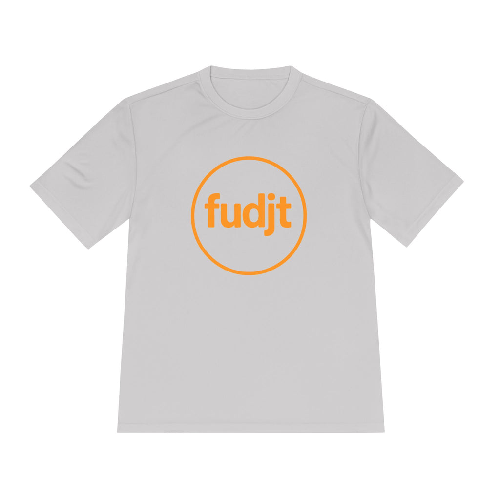 Orange fudjt Circle Moisture Wicking Performance Tee | 12 Colors