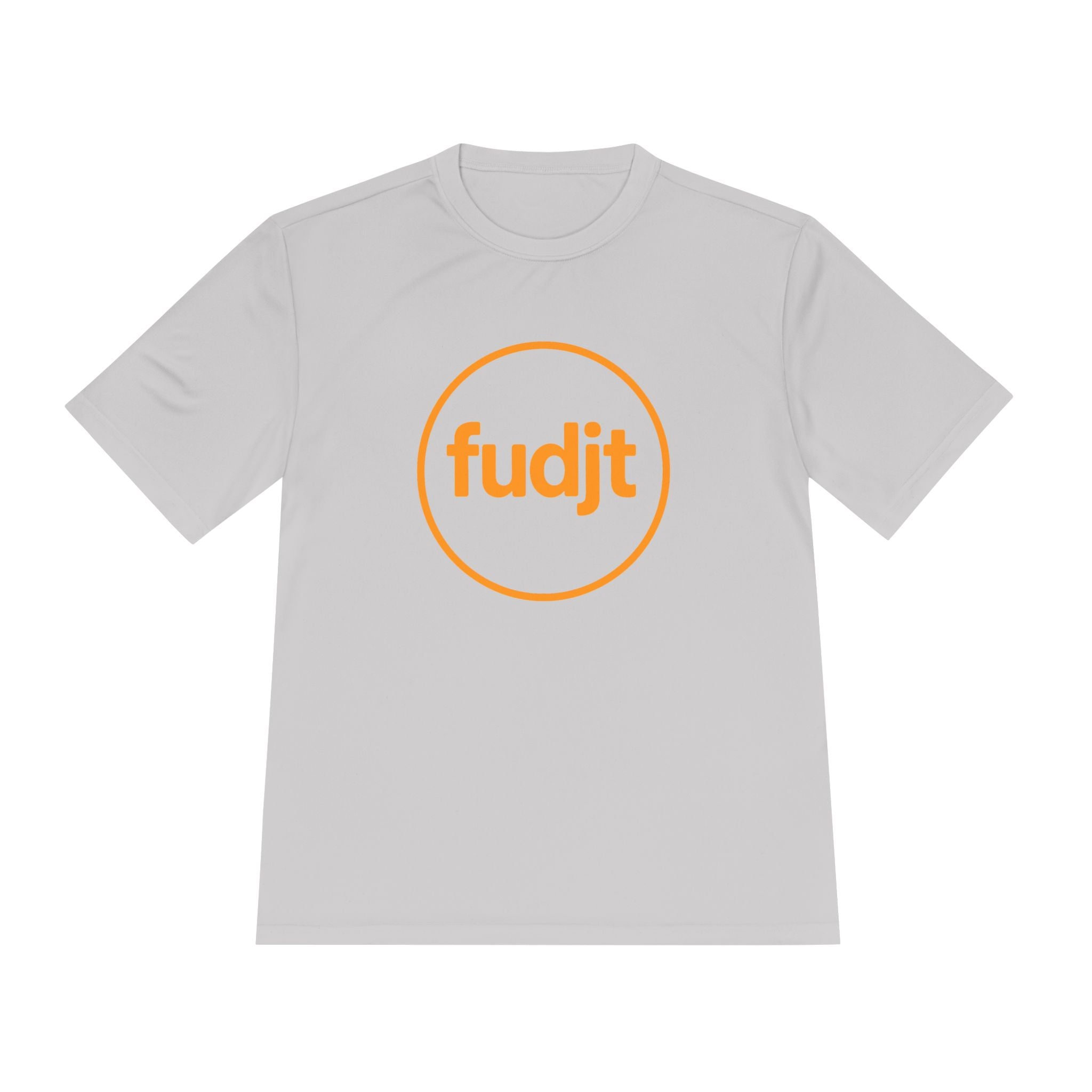 Orange fudjt Circle Moisture Wicking Performance Tee | 12 Colors