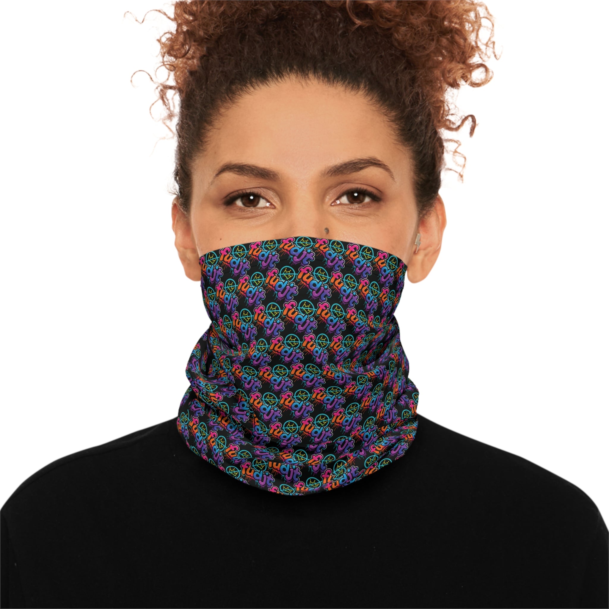 fudjt No Kings Clown Town 1-45 Neck Gaiter