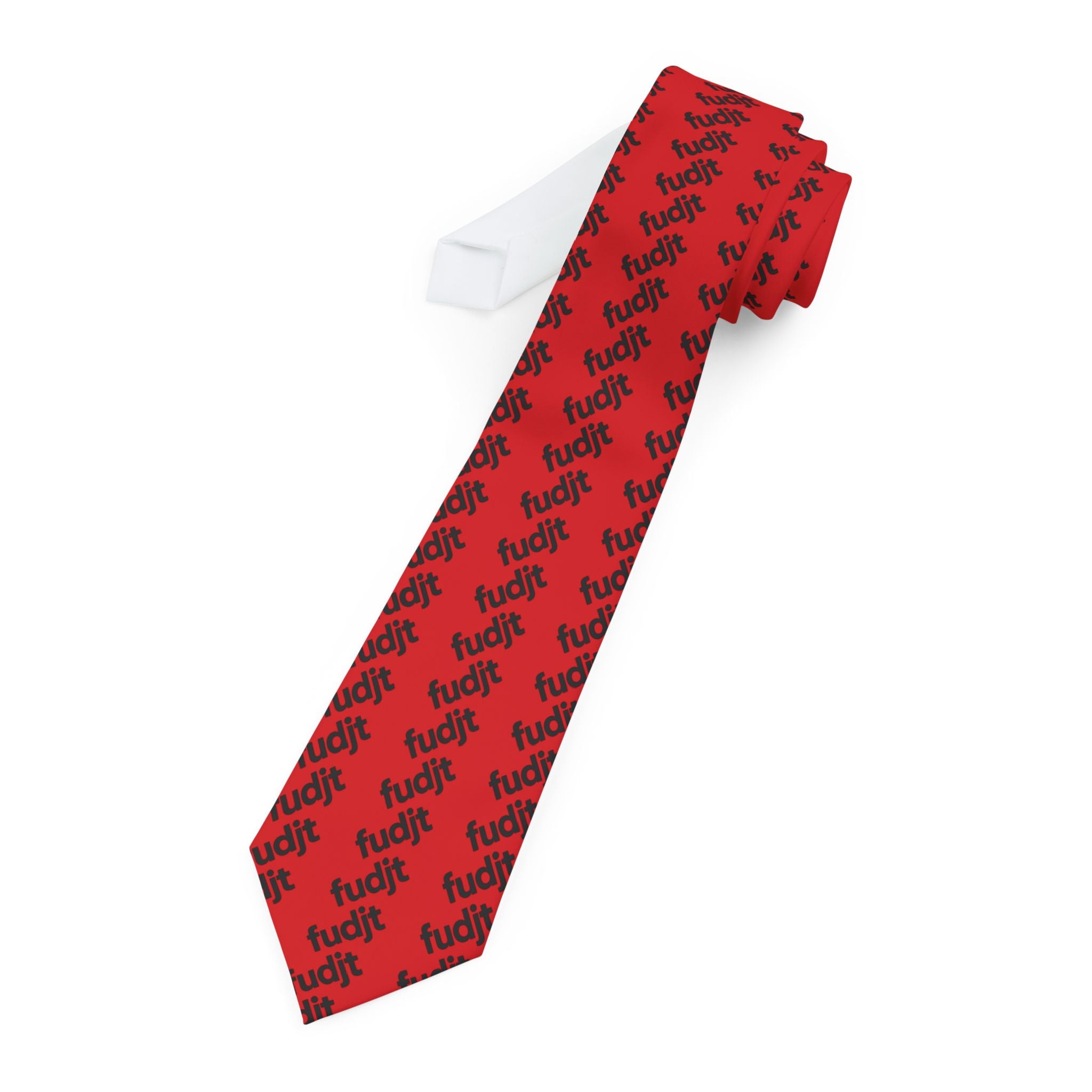 Red Black fudjt 45-50 Fine Necktie