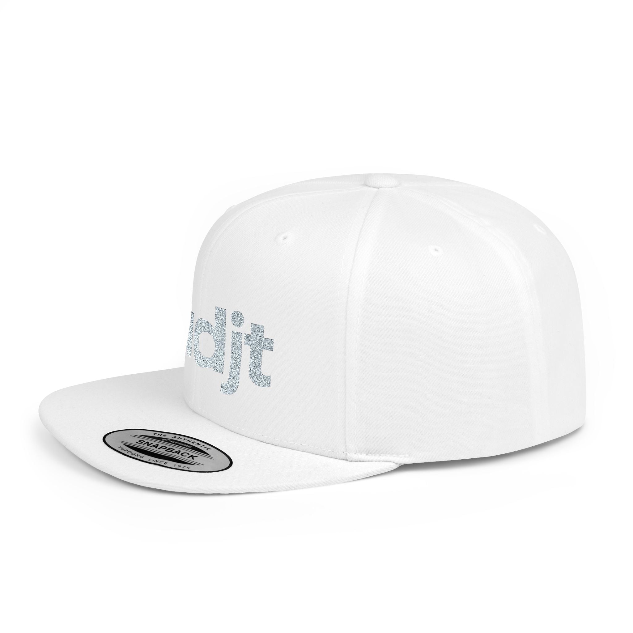 Stylish Flat Bill Snapback Gray fudjt Streetwear Logo Cap | 7 Colors