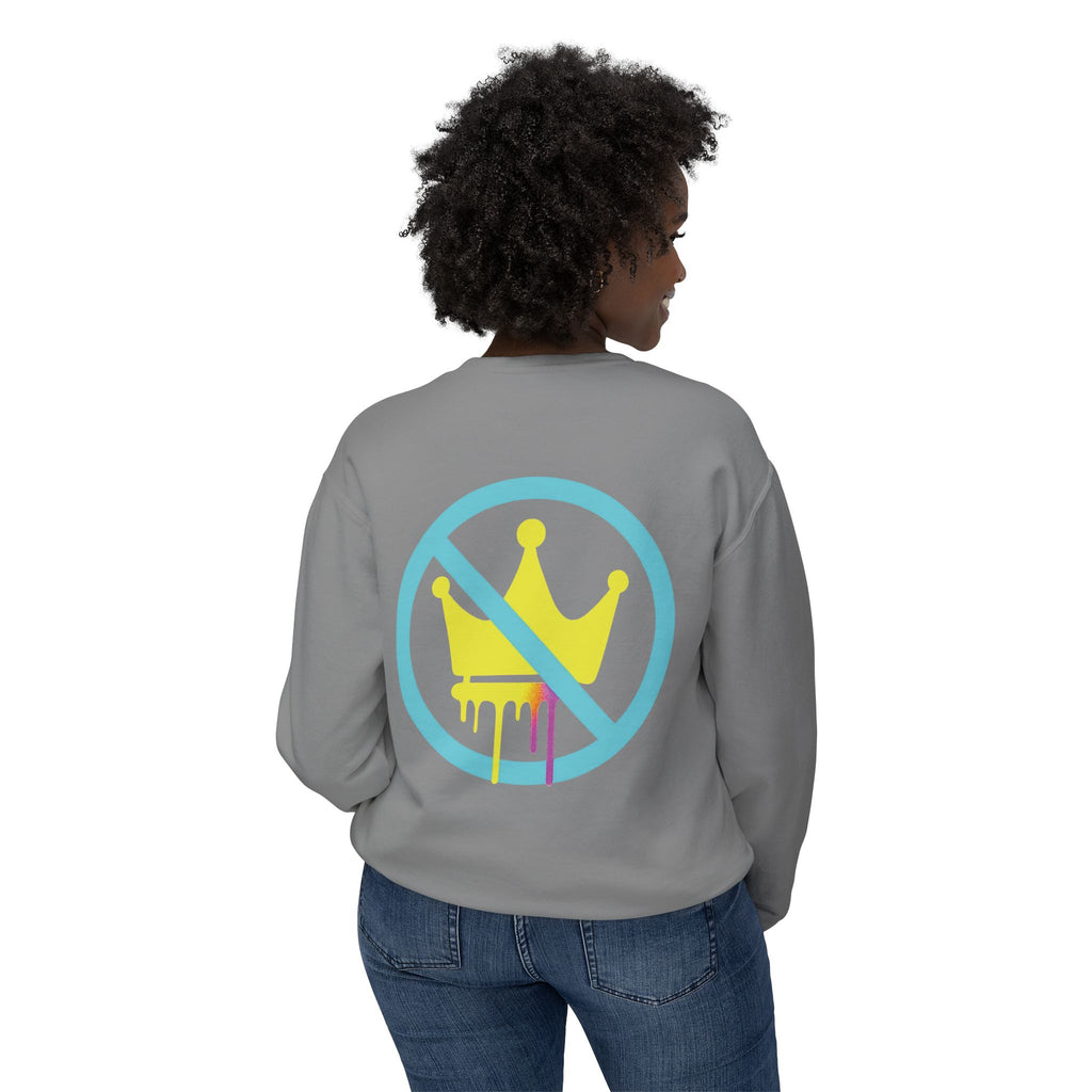 Rebel Loon fudjt Crewneck Sweatshirt – Graphic Loon Design, No Crowns Back | 6 Colors