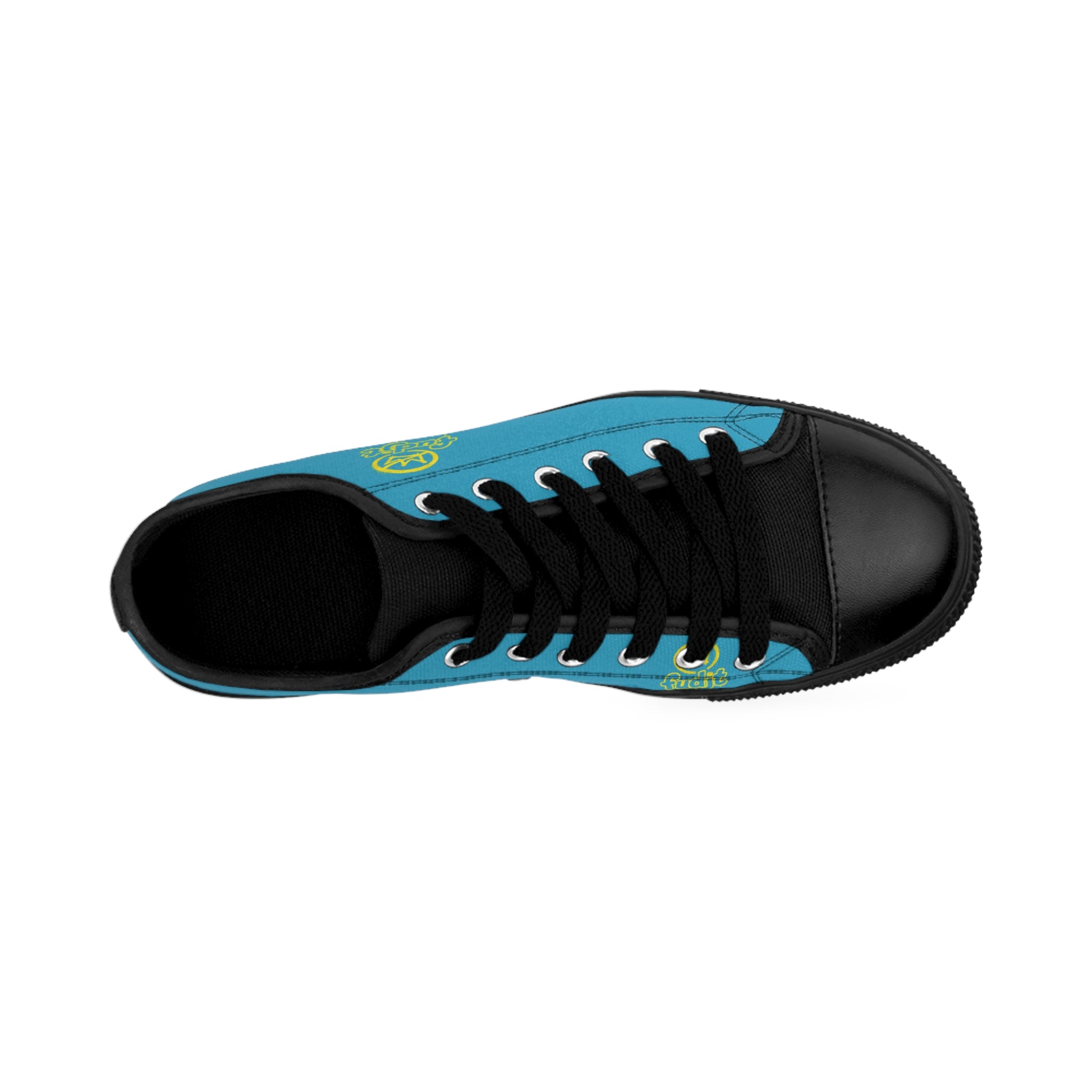Turquoise Golden fudjt No Kings Street Style Sneakers | Women & Girls 1.5 Low Top
