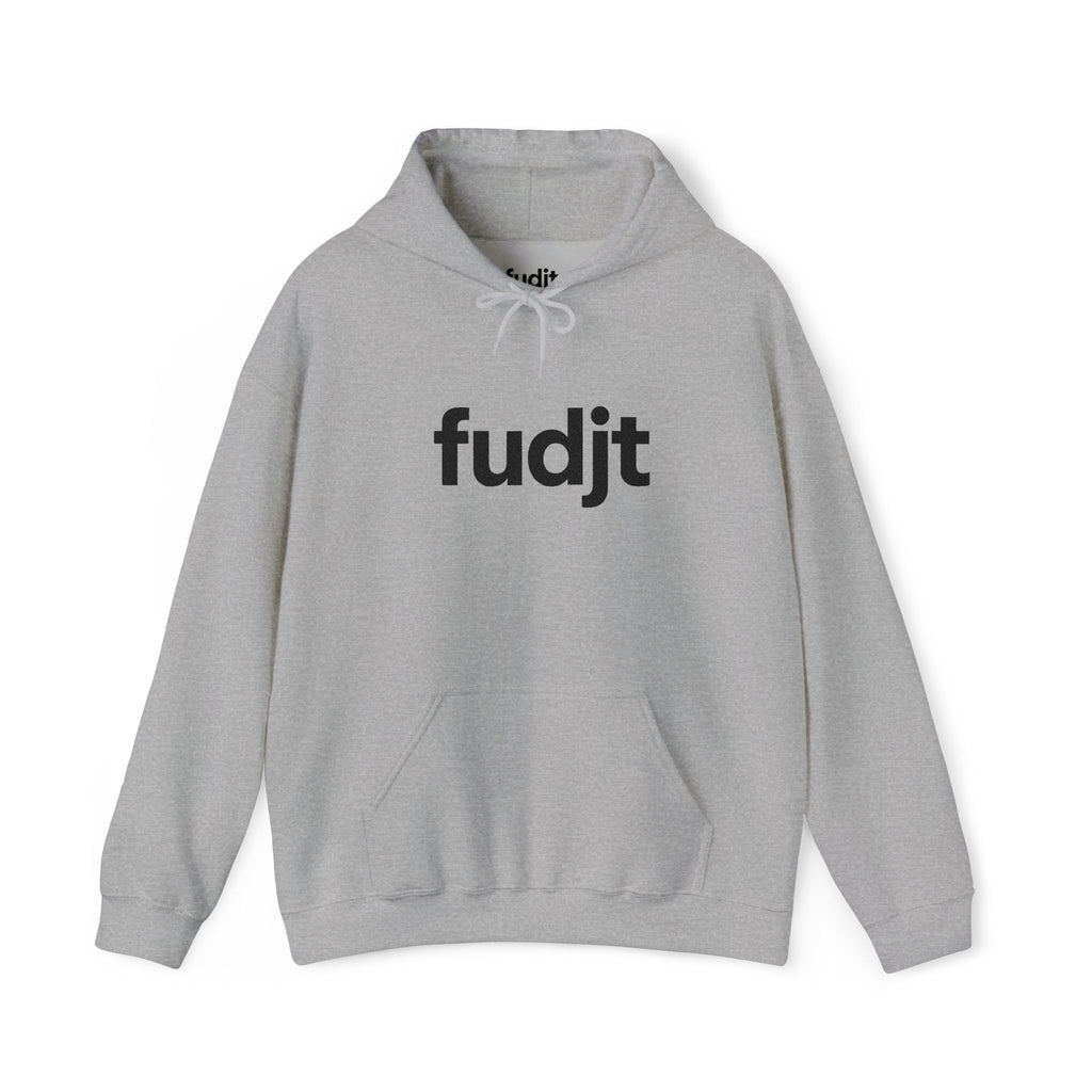 Black fudjt Embroidered Heavy Blend Hooded Sweatshirt | 15 Colors | Stand For Something.