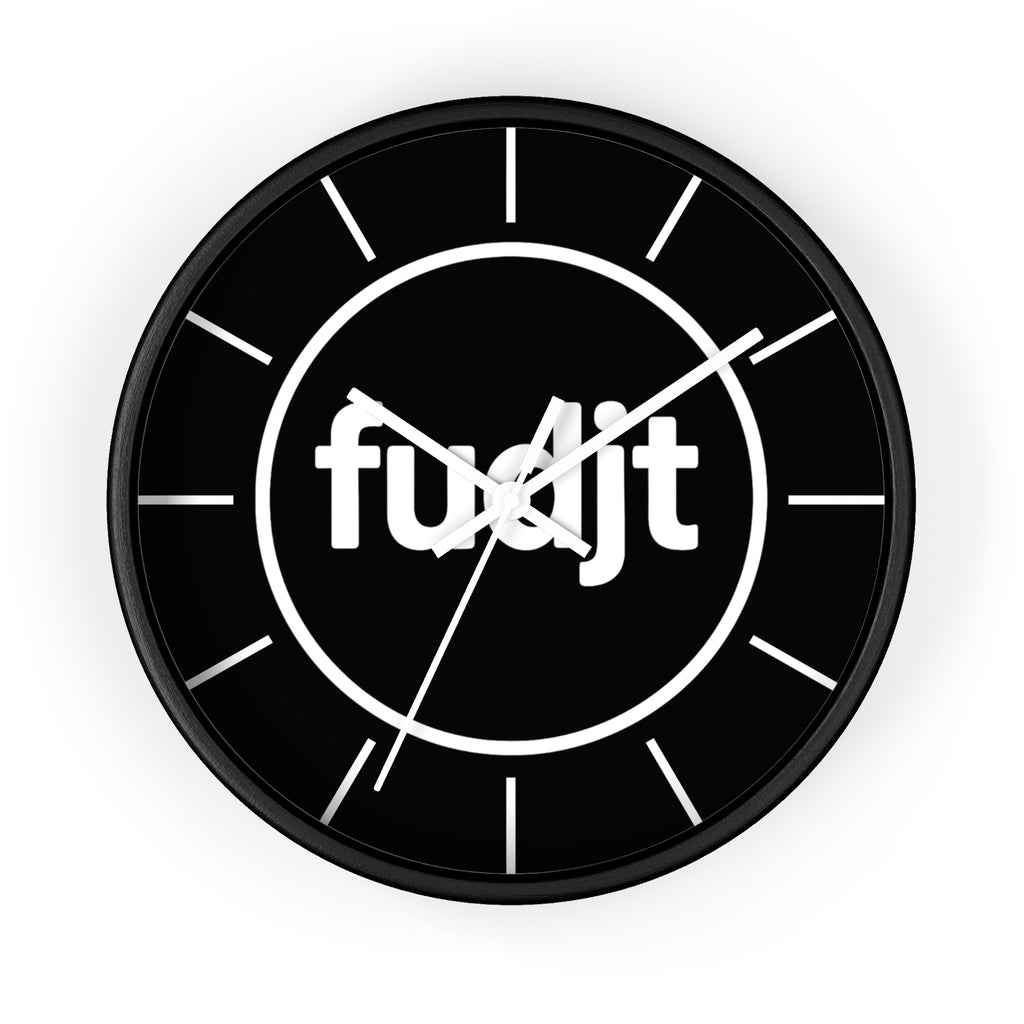 fudjt 10" Wall Clock |  Wood Frame in 3 Colors