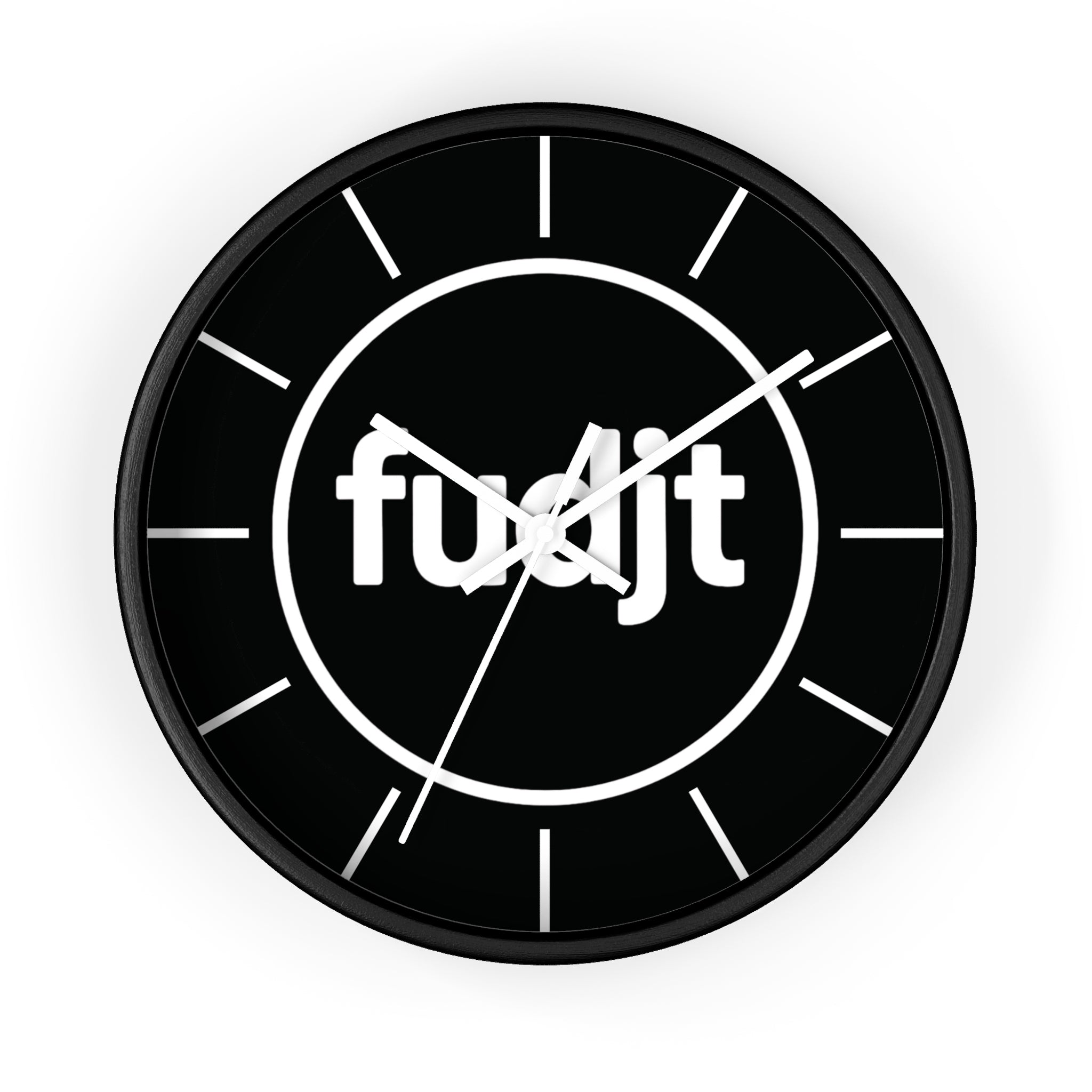 fudjt 10" Wall Clock |  Wood Frame in 3 Colors