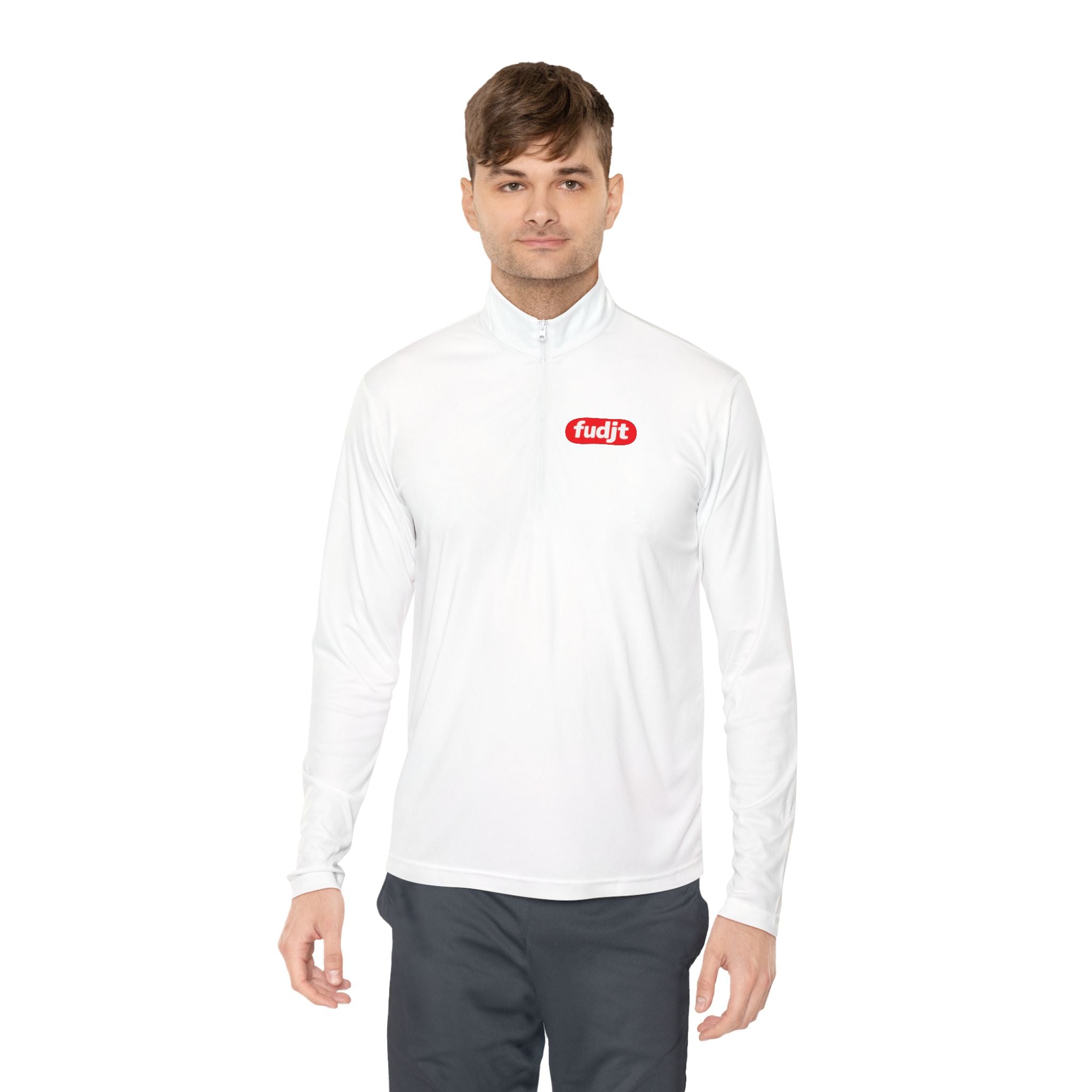 fudjt Anti-Supremacy Red Badge Quarter-Zip Performance Pullover | 7 Colors