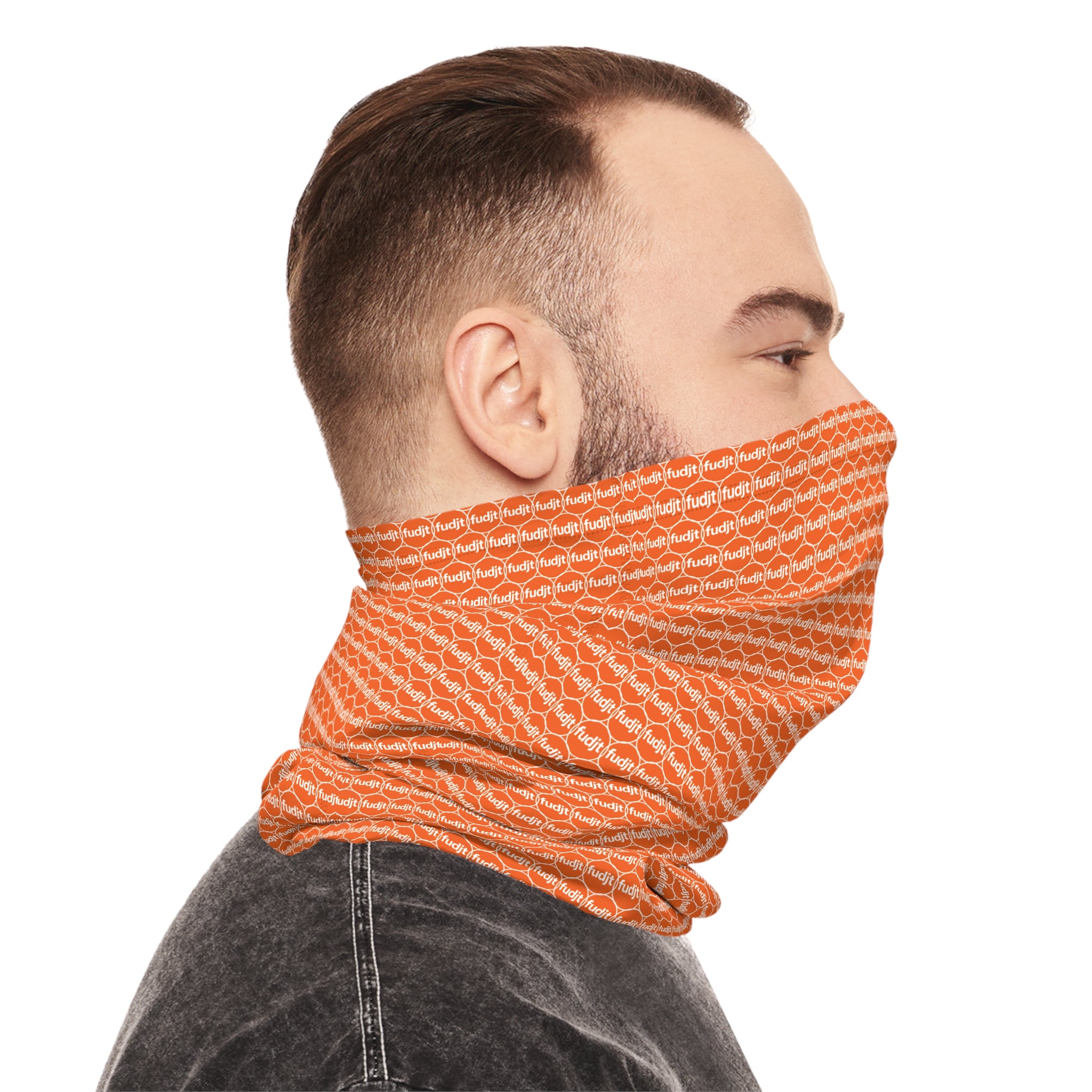 Orange fudjt Unbroken Chain .5 Neck Gaiter