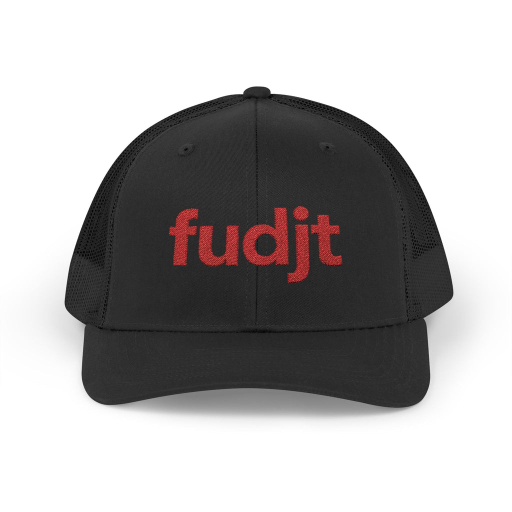 Red fudjt logo Snapback Trucker Cap | 6 Colors