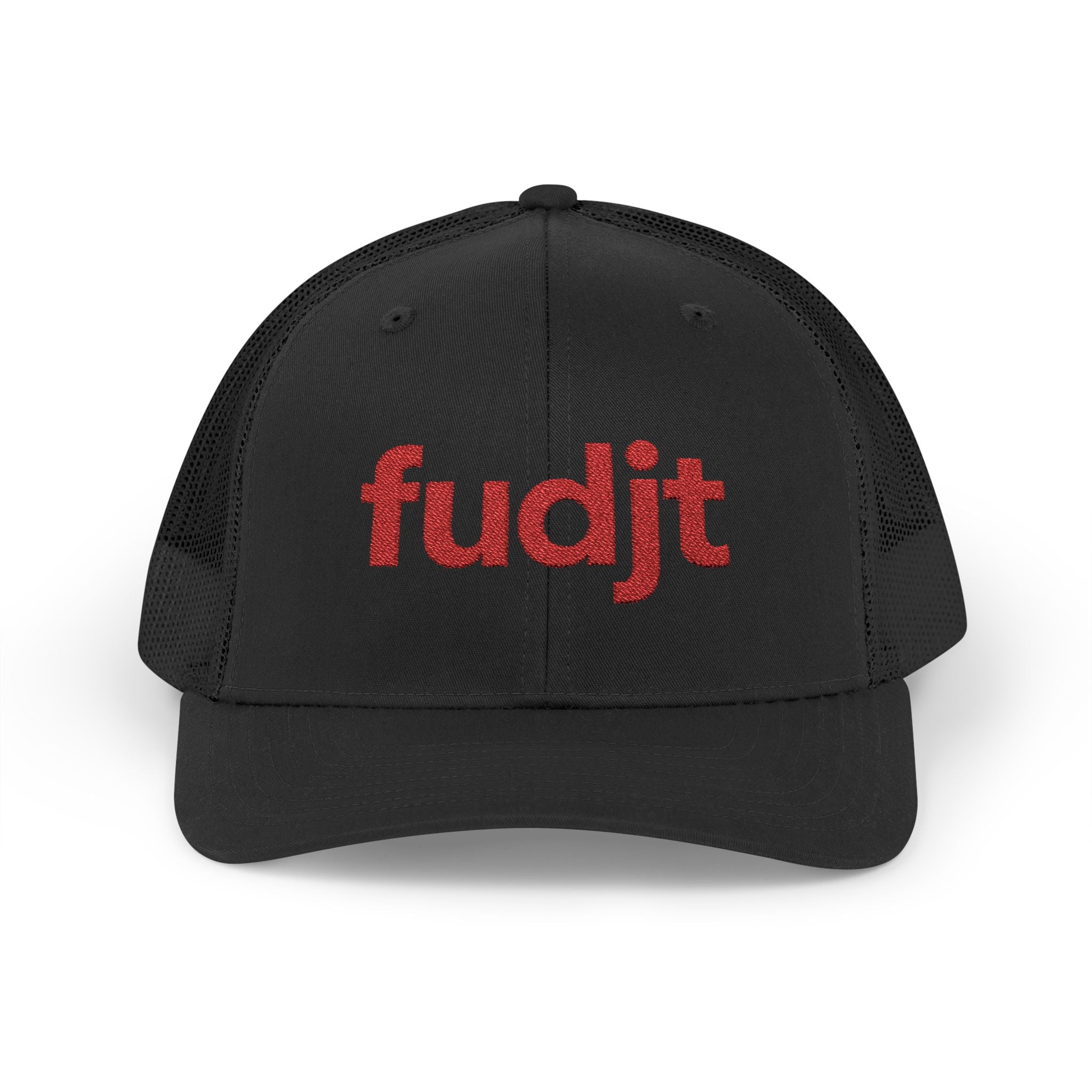 Red fudjt logo Snapback Trucker Cap | 6 Colors