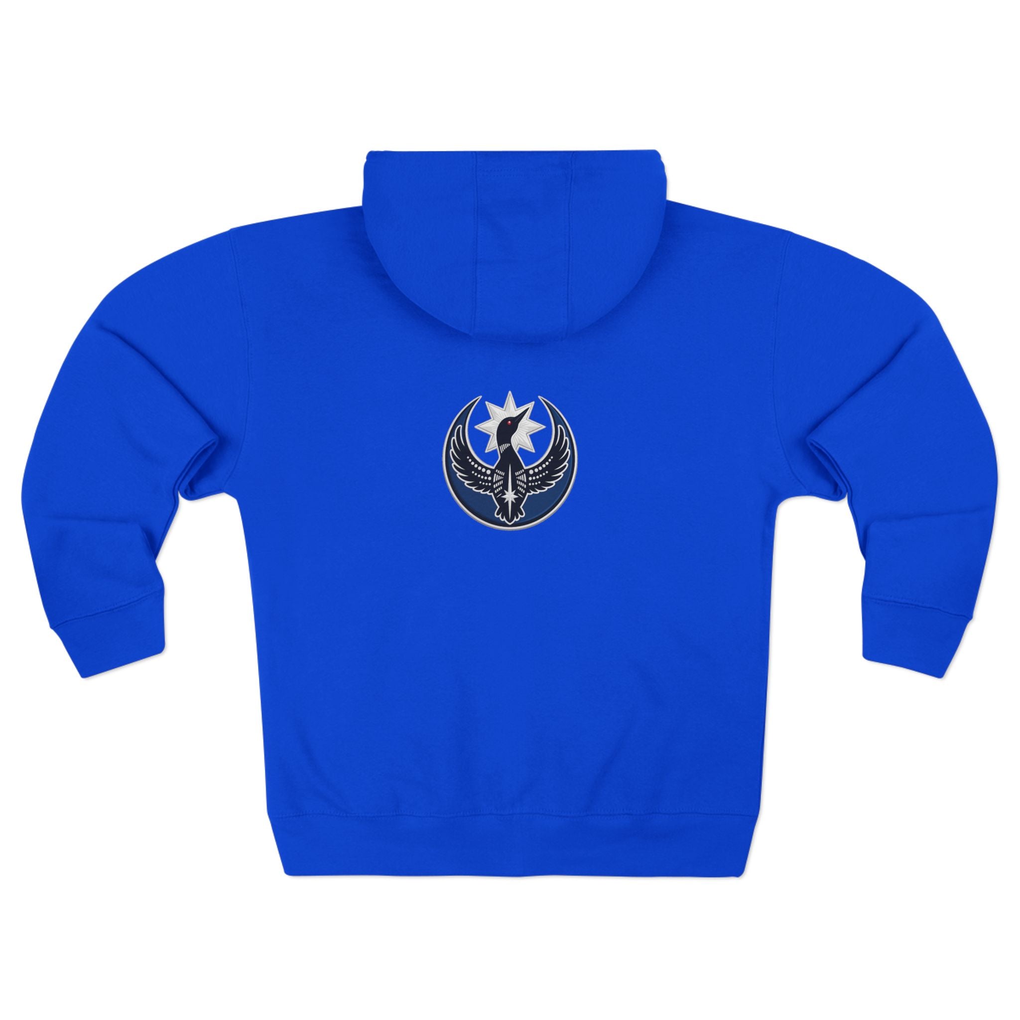 MN Rebel Loon Especial fudjt Zip Hoodie | Front & Back Graphic | 7 Colors