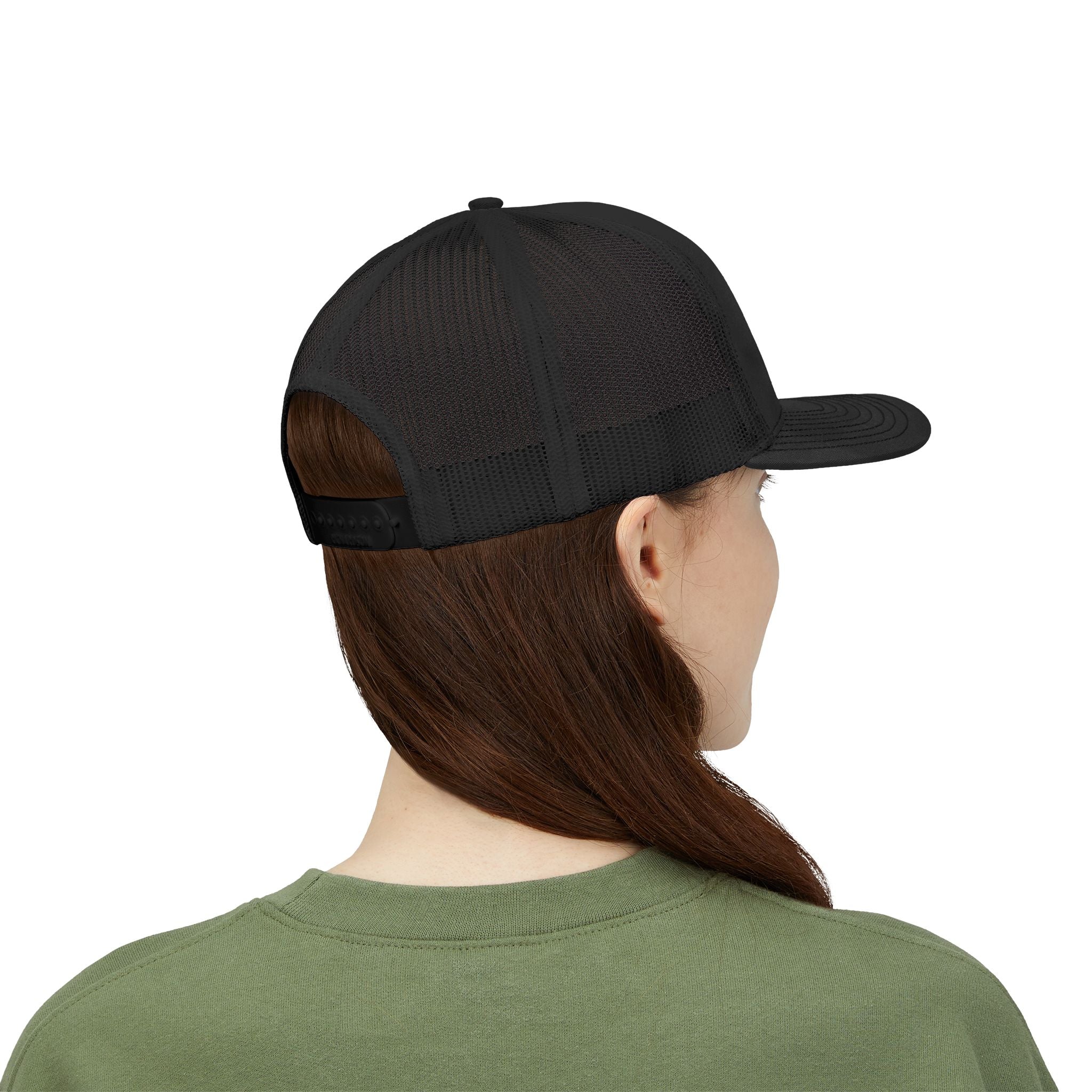 White fudjt logo Snapback Trucker Cap | 6 Colors
