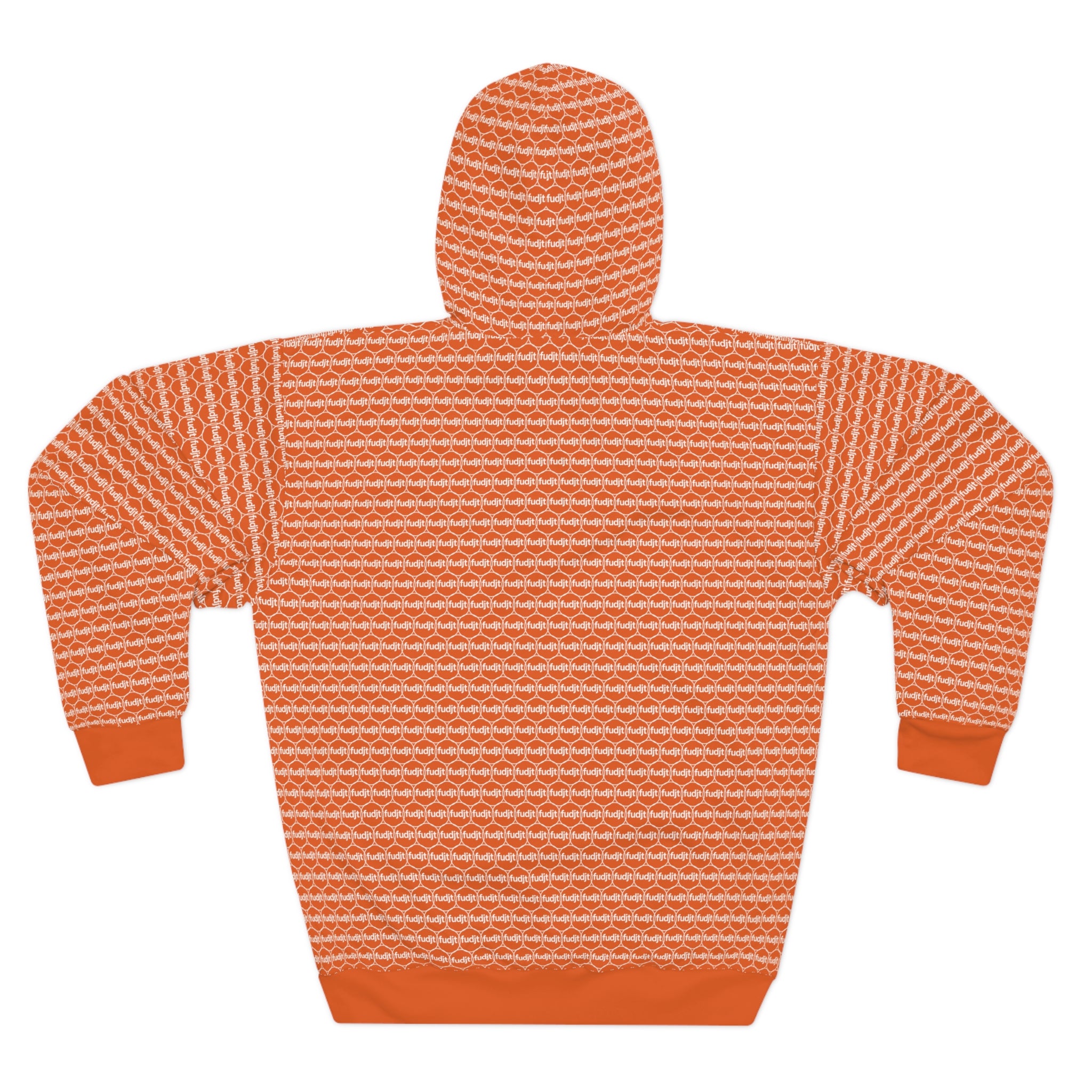 Orange fudjt Unbroken Chain Hoodie | All Over 1.25