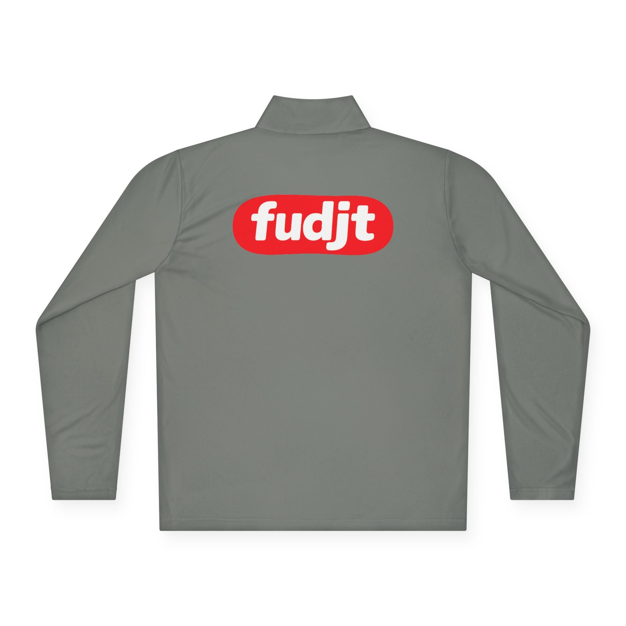 fudjt Anti-Supremacy Red Badge Quarter-Zip Performance Pullover | Bold Backside | 7 Colors