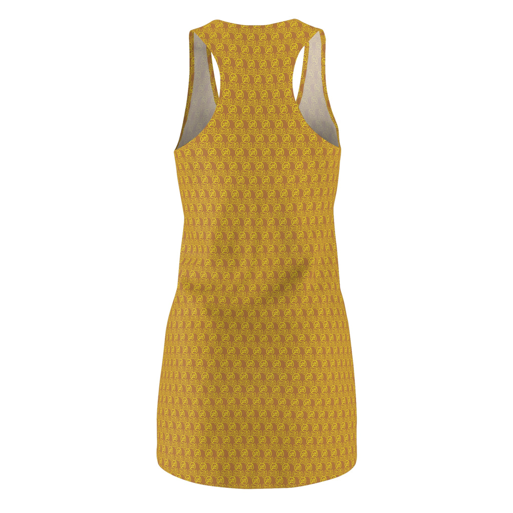 Light Brown Golden fudjt No Kings 1.25 Chic Racerback Dress