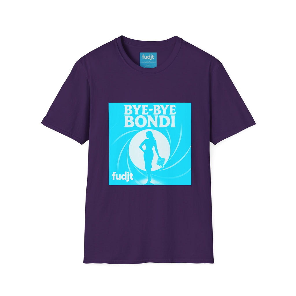 Bye-Bye Bondi | Blue Smoke Screen Retro fudjt Tee | 15 Colors